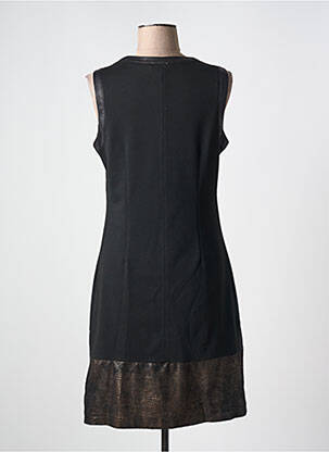 Robe mi-longue sans manche sans manche noir MERI & ESCA femme