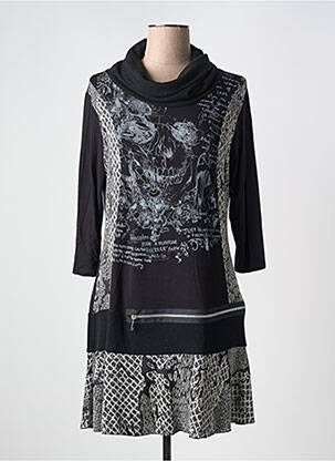 Robe courte noir POUSSIERE D'ETOLE pour femme