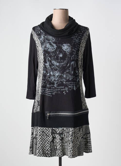 Robe courte noir POUSSIERE D'ETOLE pour femme