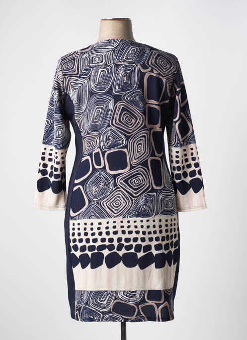 Robe mi-longue bleu GEVANA pour femme