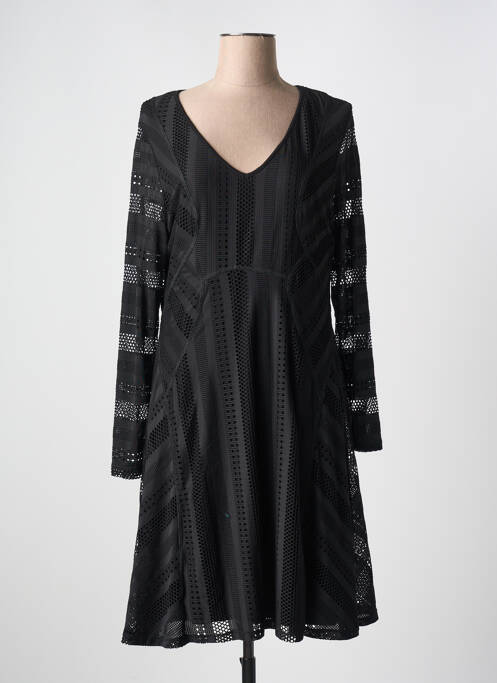 Robe mi-longue noir DECA pour femme