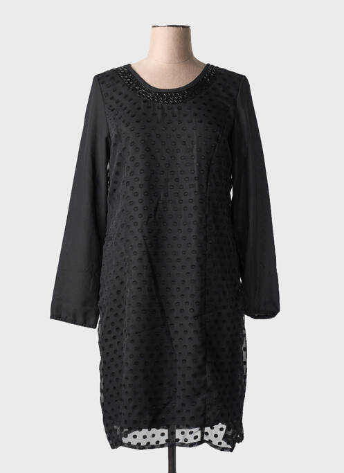 Robe mi-longue noir JAC JAC pour femme