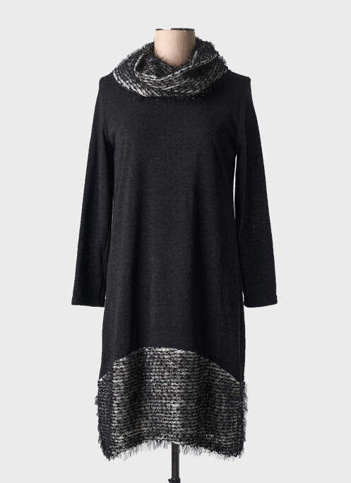 Robe mi-longue noir MERI & ESCA pour femme