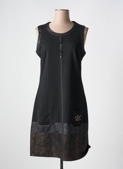 Robe mi-longue noir MERI & ESCA pour femme