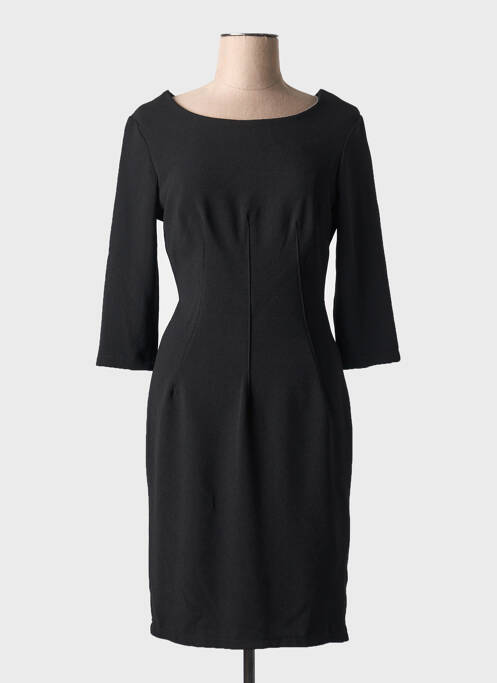 Robe mi-longue noir POUSSIERE D'ETOLE pour femme