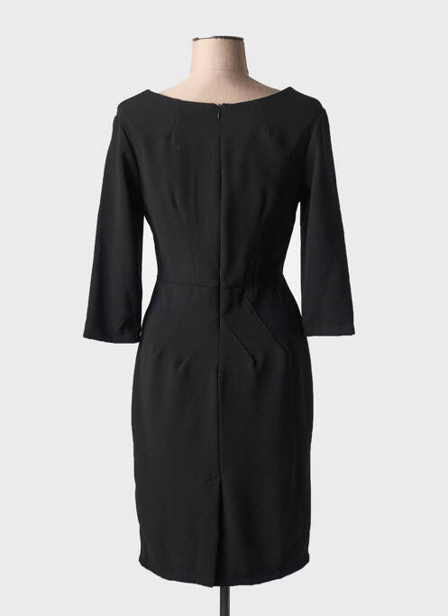 Robe mi-longue noir POUSSIERE D'ETOLE pour femme