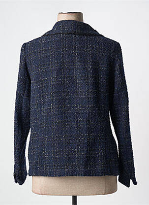 Veste casual col tailleur bleu MERI & ESCA femme
