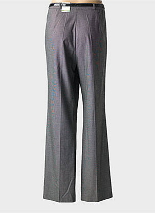 Pantalon droit taille élastique gris FRANK WALDER femme
