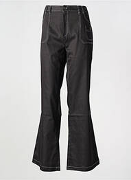 Pantalon flare coupe évasée noir LYAP femme