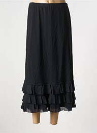 Jupe longue coupe fluide noir DECA femme