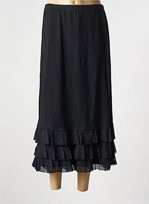 Jupe longue coupe fluide noir DECA femme