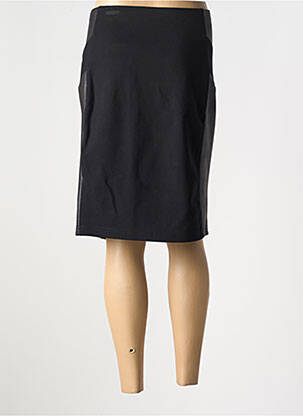 Jupe mi-longue stretch noir FRED SABATIER femme