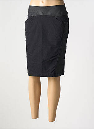 Jupe mi-longue coupe droite noir MERI & ESCA femme