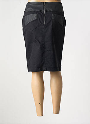 Jupe mi-longue coupe droite noir MERI & ESCA femme