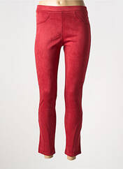 Pantalon 7/8 rouge QUINZE HEURES TRENTE pour femme seconde vue