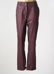 Pantalon droit violet MERI & ESCA pour femme seconde vue