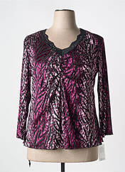 Top violet PARISIENNES pour femme seconde vue