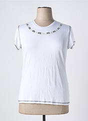 T-shirt blanc COULEUR D'IVOIRE pour femme seconde vue
