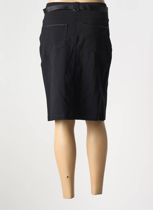 Jupe mi-longue noir FRED SABATIER pour femme