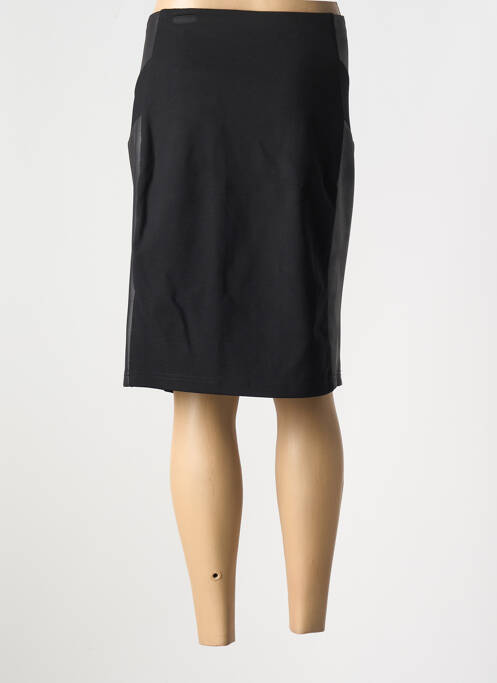 Jupe mi-longue noir FRED SABATIER pour femme