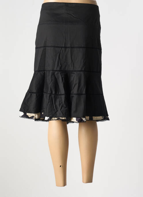 Jupe mi-longue noir FUEGO WOMAN pour femme