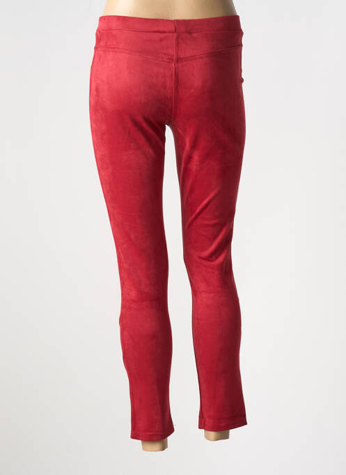 Pantalon 7/8 rouge QUINZE HEURES TRENTE pour femme