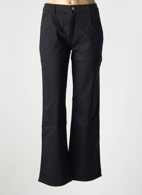Pantalon droit noir COTE ANGLAISE pour femme