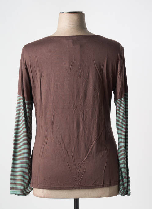 Top marron VANGO pour femme