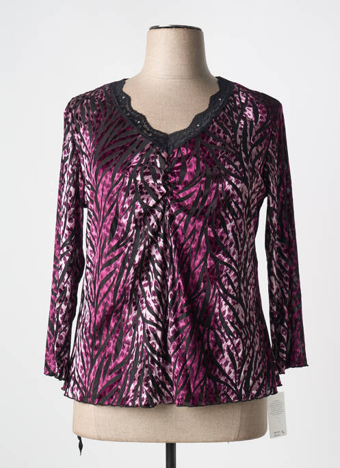 Top violet PARISIENNES pour femme