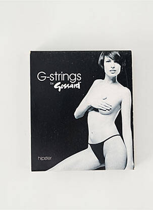 String effet matière satinée blanc GOSSARD femme