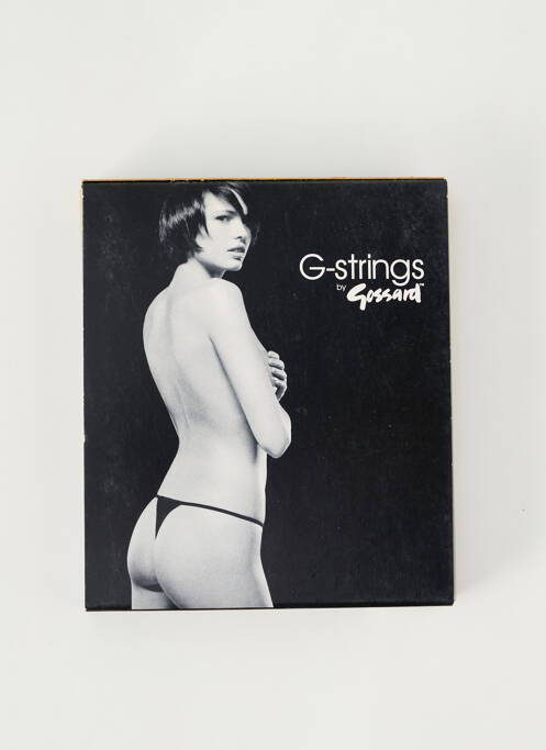 String noir GOSSARD pour femme