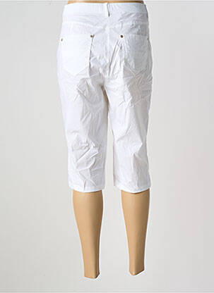 Bermuda taille élastique taille normale blanc KJBRAND femme