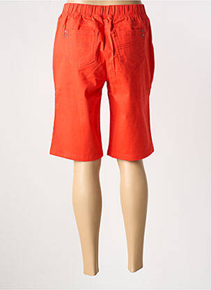 Bermuda taille élastique taille normale rouge SHEEGO femme