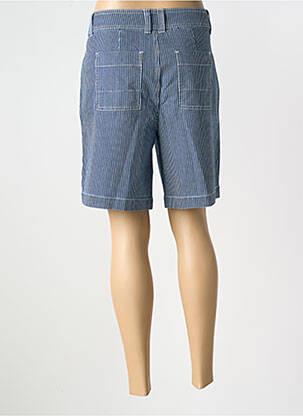 Bermuda coupe droite taille normale bleu SHEEGO femme