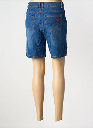 Short tissage denim taille normale bleu SHEEGO femme