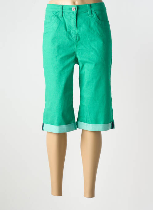 Bermuda vert SHEEGO pour femme