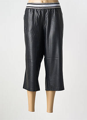 Pantacourt coupe droite taille normale noir SHEEGO femme