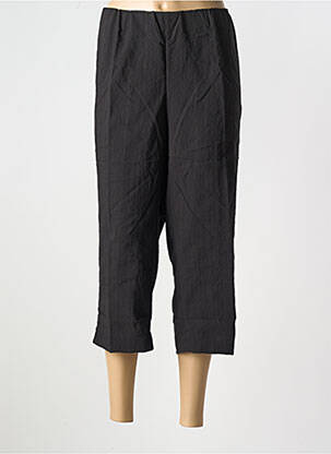 Pantacourt coupe droite taille normale noir KJBRAND femme