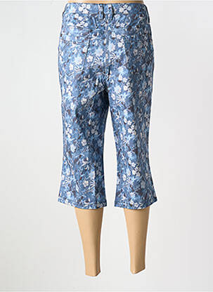 Pantacourt stretch taille normale bleu SHEEGO femme
