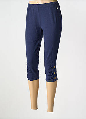 Legging tissage jersey taille normale bleu SHEEGO femme