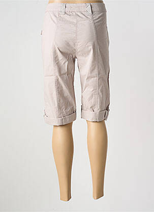 Bermuda coupe droite taille normale gris SHEEGO femme