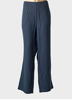 Pantalon droit tissage popeline taille normale bleu SHEEGO femme