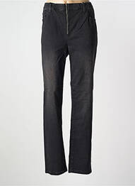 Jeans coupe slim stretch taille normale noir SHEEGO femme