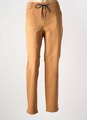 Jeans coupe slim stretch taille normale beige SHEEGO femme