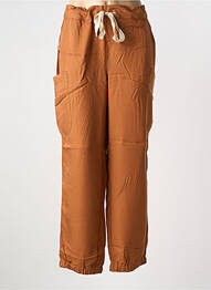 Pantalon cargo taille élastique taille normale orange SHEEGO femme