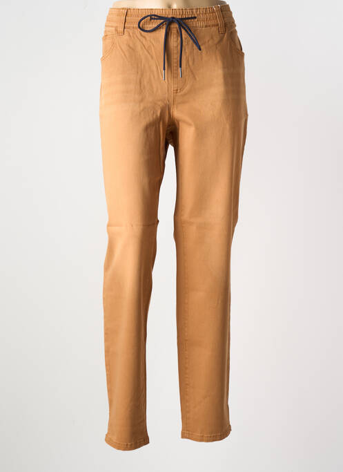 Jeans coupe slim beige SHEEGO pour femme