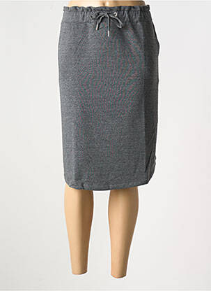 Jupe mi-longue coupe droite gris SHEEGO femme