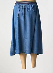 Jupe mi-longue bleu SHEEGO pour femme seconde vue