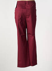 Pantalon droit rouge SHEEGO pour femme seconde vue