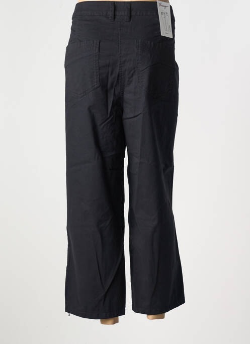 Pantalon 7/8 fermeture zippée sous rabat boutonné noir SHEEGO femme
